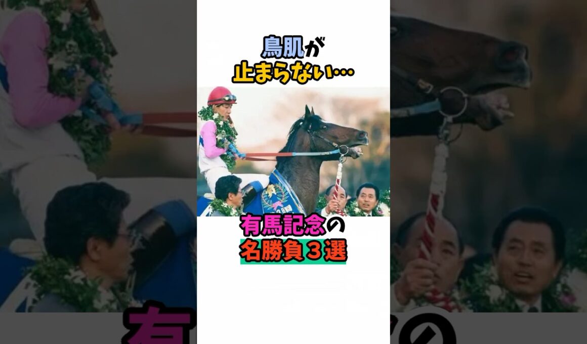 鳥肌が止まらない･･･有馬記念の名勝負3選#競馬 #horse