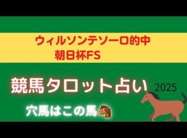 【穴馬予想】朝日杯フューチュリティステークス競馬タロット占い🏇【朝日杯FS】アドマイヤクワッズの運気は！？