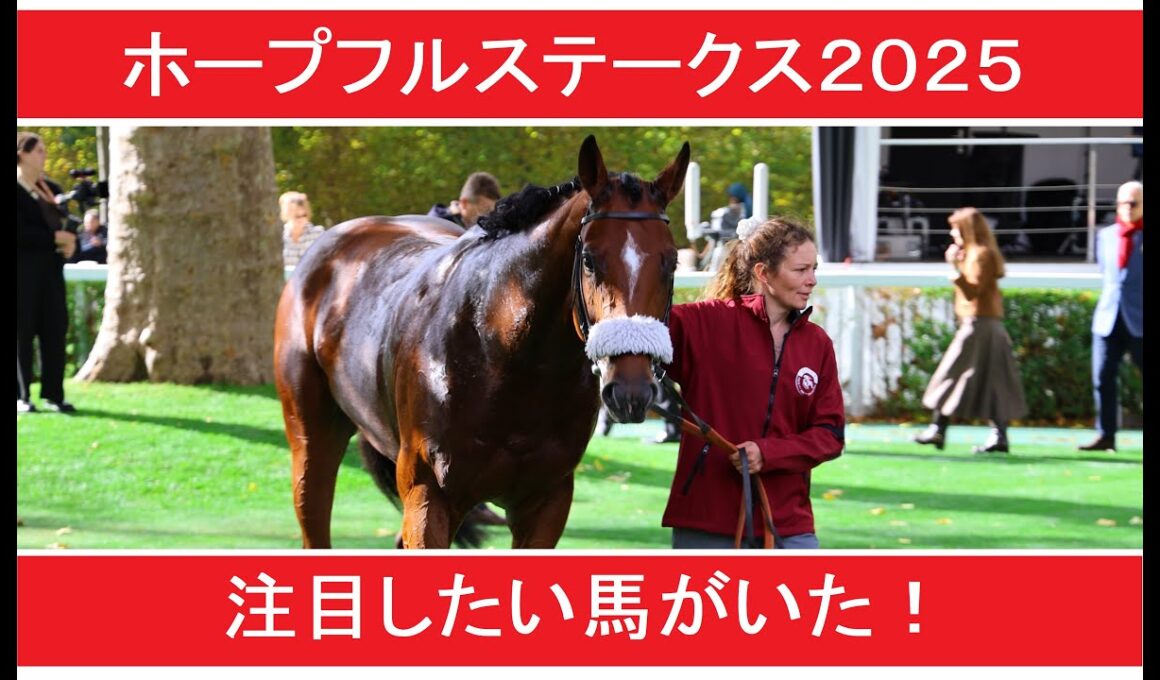 【ホープフルステークス２０２５】注目したい馬がいた！