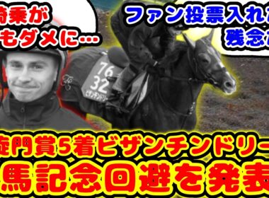 【競馬の反応集】有馬記念有力馬の1頭のビザンチンドリーム 有馬記念回避が発表されたのが話題に！！【競馬】