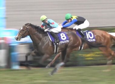 【現地】2025 G1 朝日杯フューチュリティステークス カヴァレリッツォ C.デムーロ【生ファンファーレ 阪神競馬場】