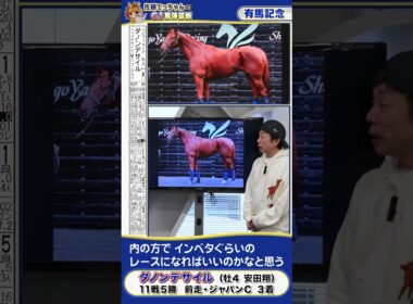 【2025年 有馬記念】昨年ダービー馬ダノンデサイルの馬体診断　 #shorts #競馬 #予想