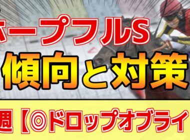 【ホープフルステークス2025】このレースは"特徴"がある！2歳重賞らしく●●度が重要！？
