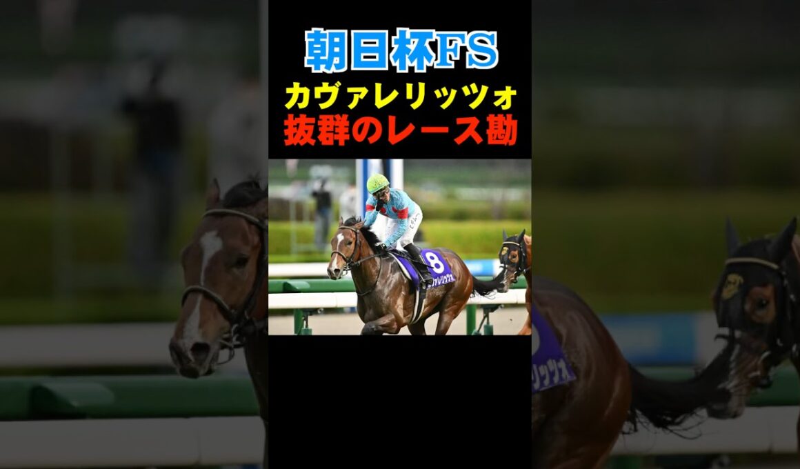 やっぱり外国人騎手！朝日杯フューチュリティステークス カヴァレリッツォ