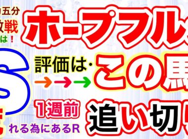 穴党専科❣️【ホープフルステークス2025】しーいちの1週前追い切り評価、やっと絞れた注目は５頭も日本人騎手で大丈夫なのか？