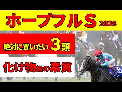 【ホープフルステークス2025】新馬戦の走りが化け物級！消去データをクリアした絶対に買いたい推奨３頭！