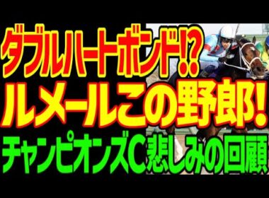 【ダブルハートボンド!?】絶対に来ないはずのダブルハートボンド勝利！？馬券が劇団JRAの陰謀で紙くずに…ルメールとシックスペンスの逃げ！？2025年チャンピオンズカップ回顧動画【競馬ゆっくり】