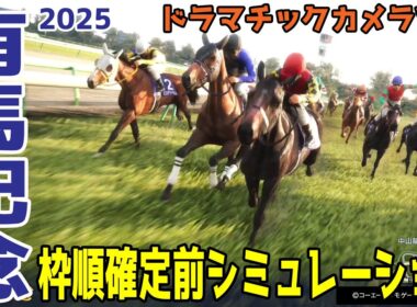 【有馬記念2025・予想】枠順確定前シミュレーション【ドラマチックカメラVer.】回避馬続出で出走予定馬が変わる難解予想に！！展開・血統・コース適正様々なファクターで攻略するシミュレーション