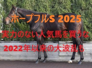 ホープフルステークス 2025 抜けた馬はおらず人気馬に死角あり 2022年以来の大波乱も