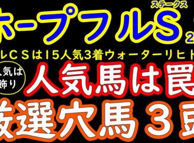 【ホープフルステークス2025】は人気が危険！初心者必見｜桜花厳選の穴馬3頭＋アンドゥーリル他人気馬の致命的弱点
