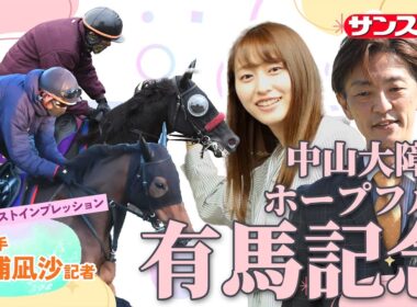 【有馬記念＆ホープフルS＆中山大障害・追い切り速報】GⅠファーストインプレッション～現場記者の率直な感想、取材の感触伝えます～