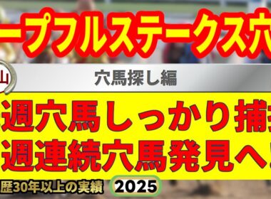 ホープフルステークス2025予想・穴馬探し編🤯9連続G1的中男の穴馬考察！