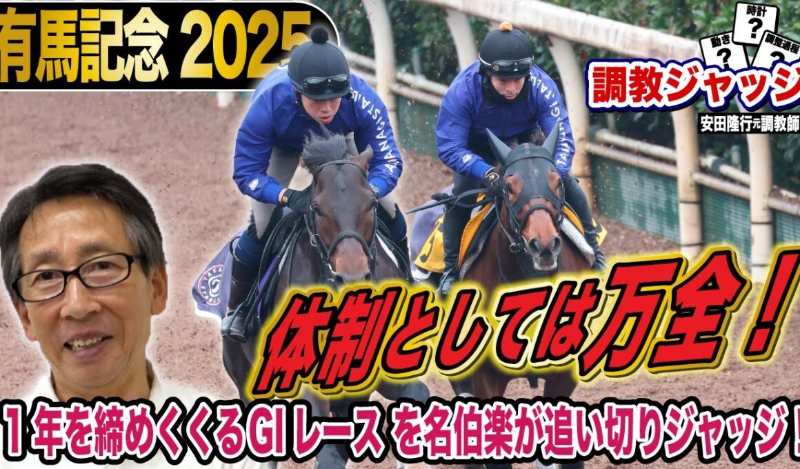 【有馬記念2025】安田隆行元調教師が調教ジャッジ　「動き」「時計」「調教過程」を採点しピックアップした5頭を発表！《東スポ競馬ニュース》