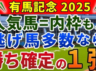有馬記念2025 競馬YouTuber達が選んだ【確信軸】まさかの差し馬有利！どう考えても１強！