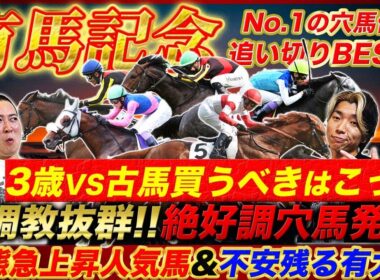 【有馬記念】今年買うべきは○歳！世代分析と調教抜群の穴馬&不安な有力馬