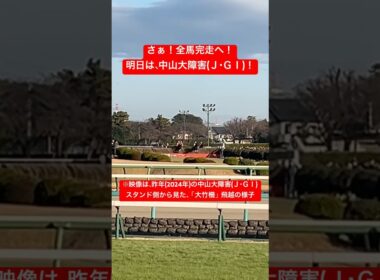 さぁ！全馬完走へ！明日は、中山大障害(J・GⅠ) #中山競馬場 #中山大障害