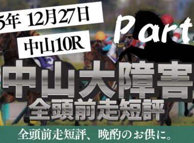 【中山大障害 2025】12/27 中山10R ラガマフィンの全頭前走短評 Part2