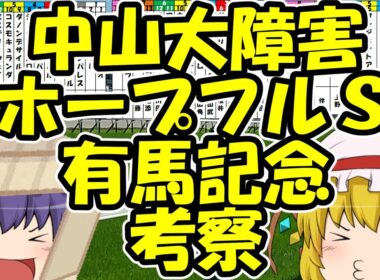 ゆっくり2025 中山大障害・ホープフルＳ・有馬記念考察