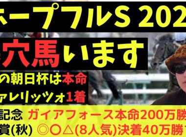 【爆穴います】ホープフルステークス2025最終予想