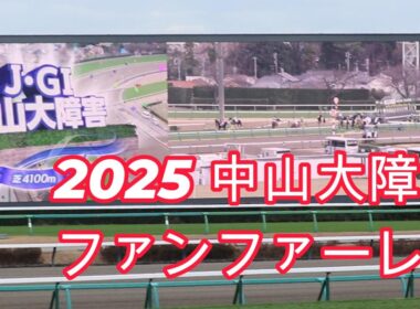【現地映像】2025年中山大障害ファンファーレ #競馬 #ファンファーレ