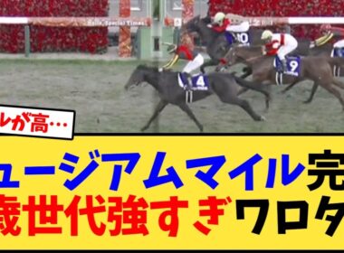 【有馬記念】ミュージアムマイル完勝3歳世代強すぎワロタw【競馬反応集】