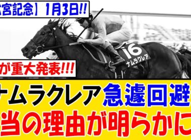 【衝撃】高松宮記念直前！JRA重大発表でナムラクレア回避…真相判明