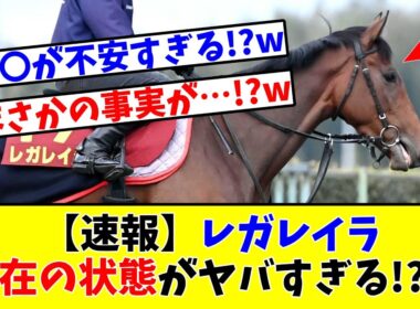 【エリザベス女王杯】【速報】レガレイラの現在の状態がヤバすぎる!?www