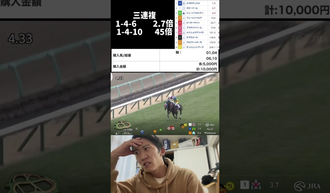 中山大障害で穴狙いと9割くる保険買ったのに、八百長された。#競馬 #馬券勝負 #馬券生活 #中山大障害 #おすすめ