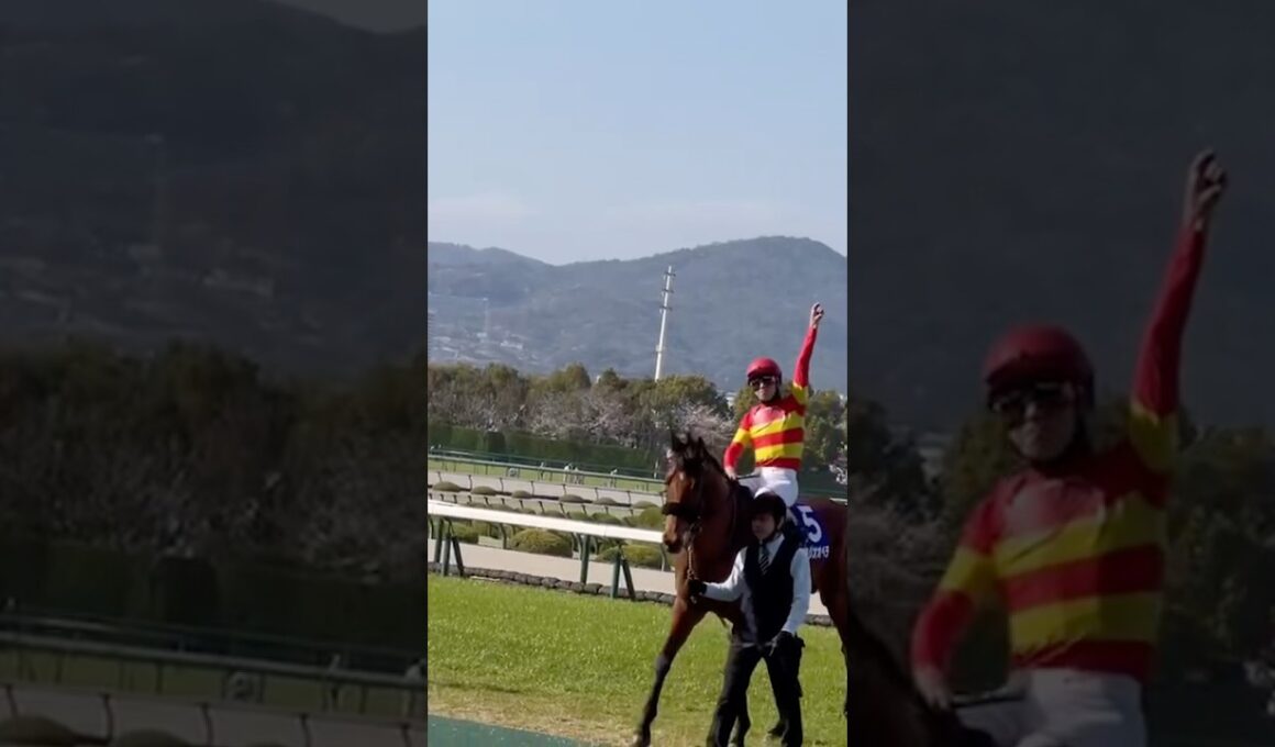 かずおコールに応える🏇大阪杯優勝🏆　ベラジオオペラさんと横山和生ジョッキー🏇おめでとう！