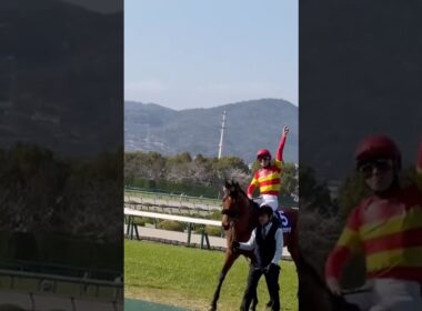 かずおコールに応える🏇大阪杯優勝🏆　ベラジオオペラさんと横山和生ジョッキー🏇おめでとう！