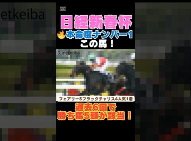 【日経新春杯2026】本命度ナンバー1はこの馬🔥過去6回で勝ち馬5頭が該当！