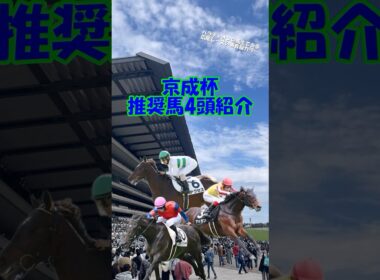 【京成杯2026 推奨馬を4頭紹介】皐月賞と同舞台で行われる重賞!! #shorts #競馬予想 #京成杯