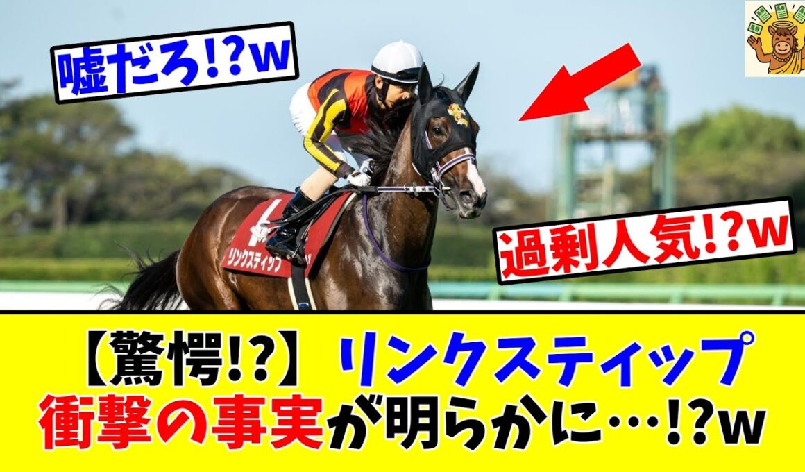 【エリザベス女王杯】【驚愕!?】リンクスティップ 衝撃の事実が明らかに…!?www