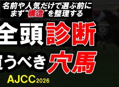 AJCC2026（アメリカジョッキークラブカップ2026） 一週前全頭診断｜中山2200mで評価が変わる馬とは？全16頭を徹底整理