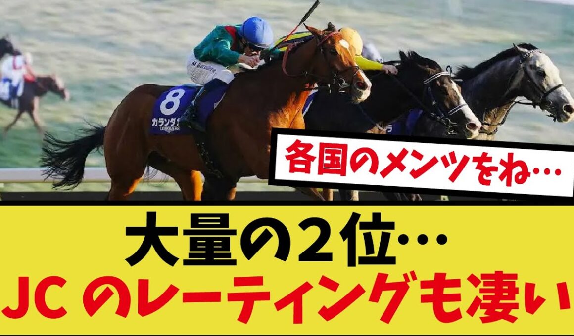 「2025年レーティングが確定！！2位が多すぎる…」に対するみんなの反応集