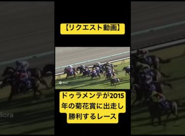 【リクエスト動画】ドゥラメンテが2015年の菊花賞に出走し、勝利するレース#ai #競馬 #実況中継 #ドゥラメンテ #菊花賞