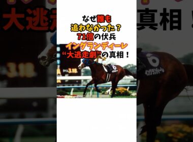 なぜ誰も追わなかった？71倍の伏兵イングランディーレ"大逃走劇"の真相！#競馬 #天皇賞春
