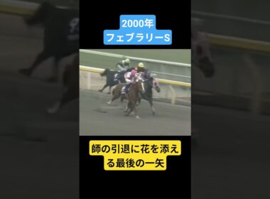 【2000年フェブラリーステークス】迷いなき一閃、時代を射抜いたウイングアロー #競馬 #ウイングアロー#フェブラリーステークス#shorts