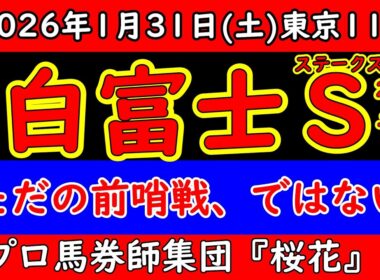 白富士ステークス2026予想｜重賞じゃない今こそ見る価値がある。底を見せない4歳2頭の真価を読む