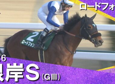 2026年根岸ステークス(ＧⅢ) ロードフォンス【カンテレ公式】