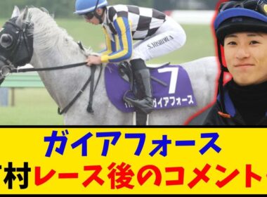 【安田記念】「ガイアフォース 吉村誠之助騎手レース後のコメントに称賛の声…」に対するみんなの反応【反応集】