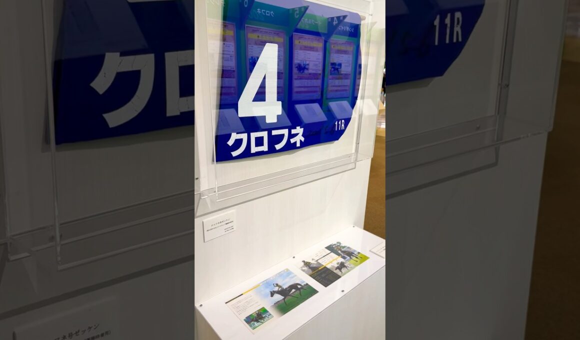 創設30回記念NHKマイルカップ展 クロフネゼッケン