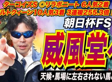 【朝日杯フューチュリティステークス2025】威風堂々！！天候・馬場に左右されない馬とは！？【競馬予想/全頭診断】