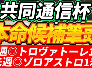 【共同通信杯2026】◎勝って行こう、皐月賞！『絶対に買う馬』【1週前全頭見解】