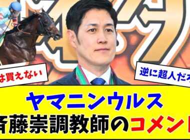 【フェブラリーS】ヤマニンウルス、斉藤調教師のコメントがヤバい