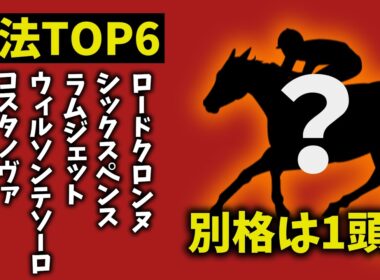 【フェブラリーステークス2026】走法TOP6｜1頭だけ“別格”　理由がヤバすぎた【競馬予想】