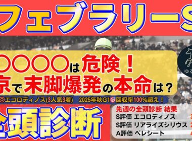 【フェブラリーステークス2026 全頭診断】東京ダート1600mで○○○○○は危険！直線勝負で浮上する本命候補を公開！