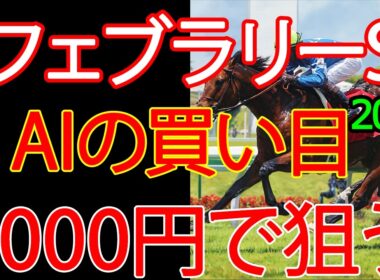 フェブラリーステークス2026｜1000円で何を買う？AI×過去10年で導いた結論