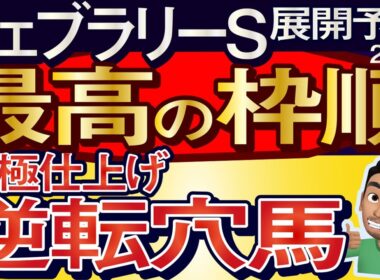 【フェブラリーステークス2026展開予想・データ分析】最高の枠順！究極仕上げ逆転穴馬！ダブルハートボンド、コスタノヴァ、ウィルソンテソーロ、ブライアンセンス、ロードクロンヌ、ルメールなど参戦