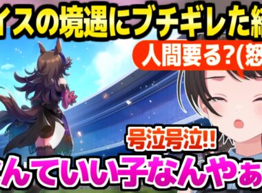 【ウマ娘】ライスシャワーの史実や境遇にブチギレのスバル,物語の結末を大絶賛「ディズニーやん！」【ホロライブ 切り抜き/大空スバル】